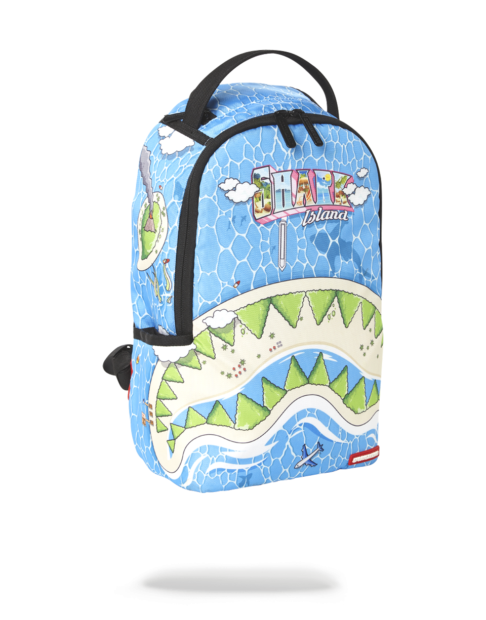 SPRAYGROUND® BACKPACK MINI WELCOME TO SHARK ISLAND BACKPACK