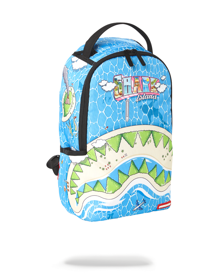 SPRAYGROUND® BACKPACK MINI WELCOME TO SHARK ISLAND BACKPACK