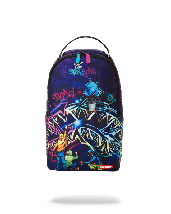 sprayground MIDNIGHT GRAFFITI ARTISTS MINI BACKPACK Flash Sales | Bags