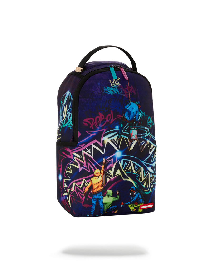 SPRAYGROUND® MINI MIDNIGHT GRAFFITI ARTISTS MINI BACKPACK