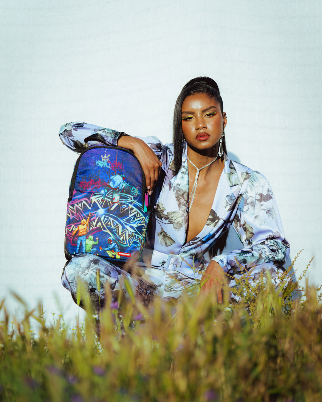 SPRAYGROUND® MINI MIDNIGHT GRAFFITI ARTISTS MINI BACKPACK