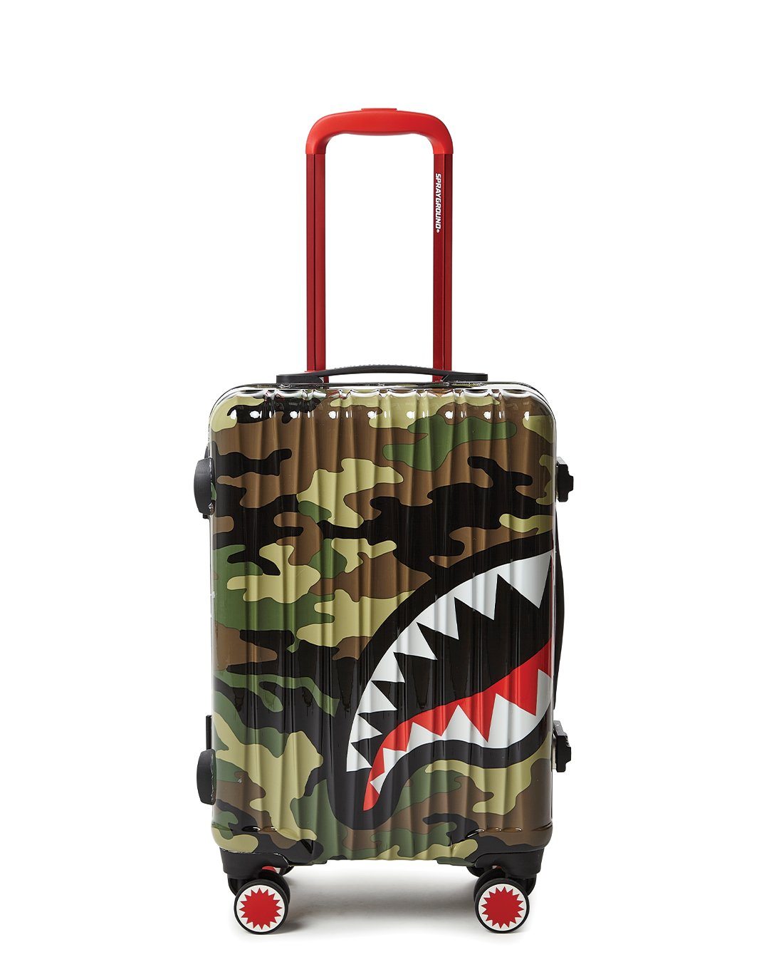 SPRAYGROUND® LUGGAGE SHARKNAUTICS (CAMO) 21.5” CARRY-ON LUGGAGE