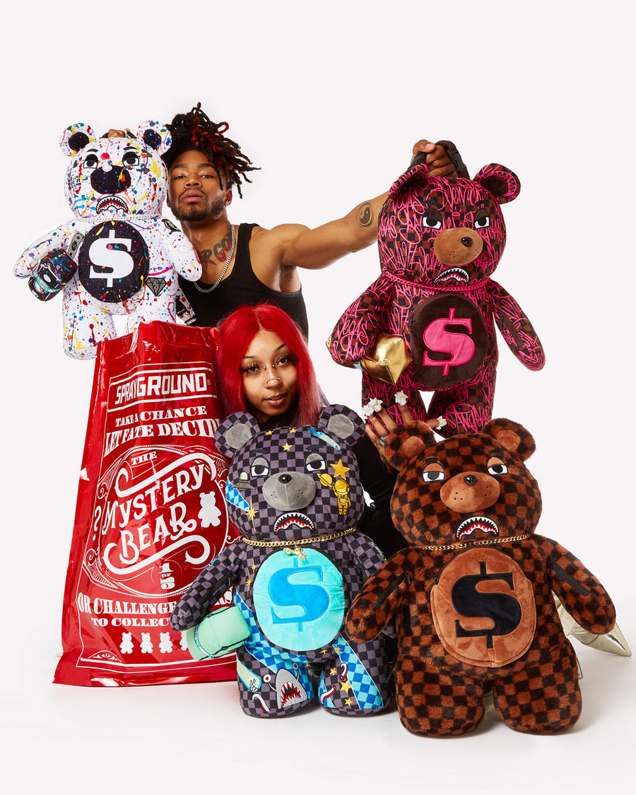 SPRAYGROUND® BACKPACK MYSTERY BEARS PACK (COLLECT ALL 5)