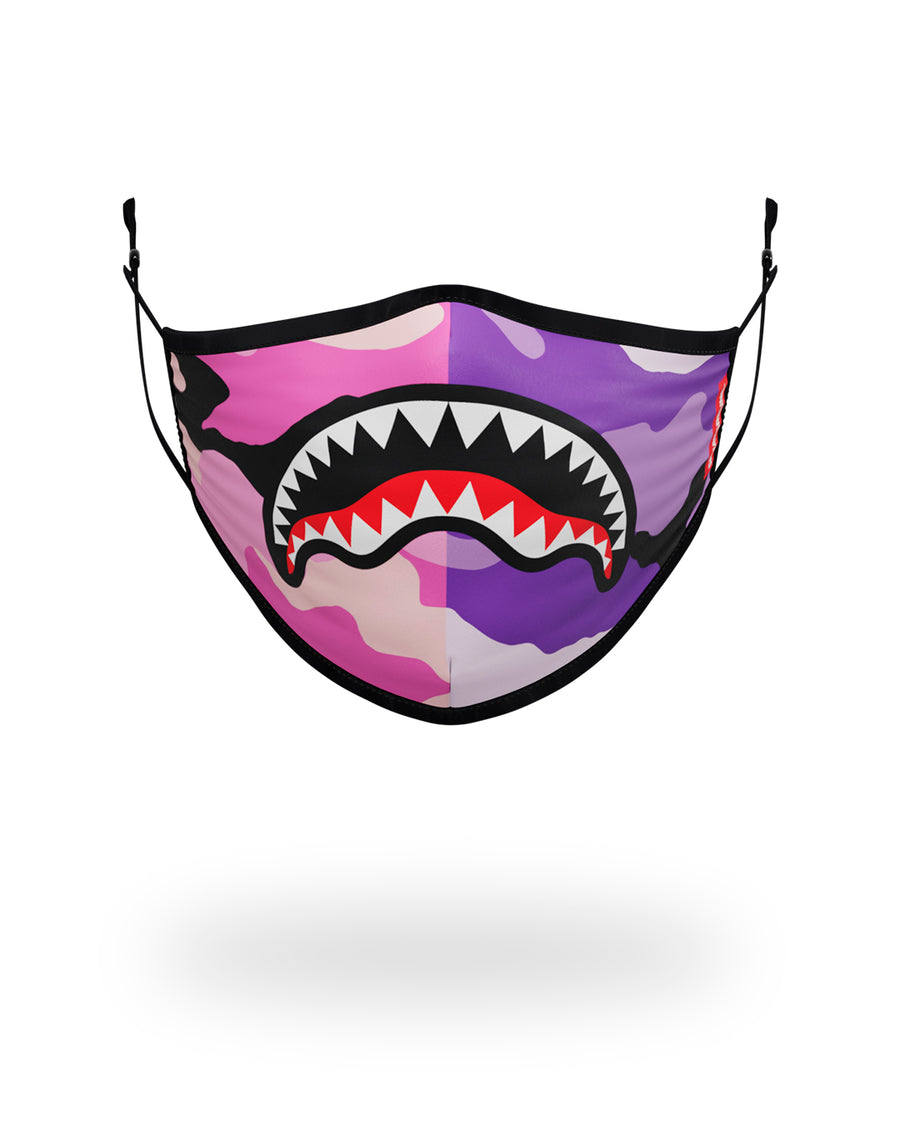 ADULT SPLIT CAMO FORM FITTING FACE MASK – SPRAYGROUND®