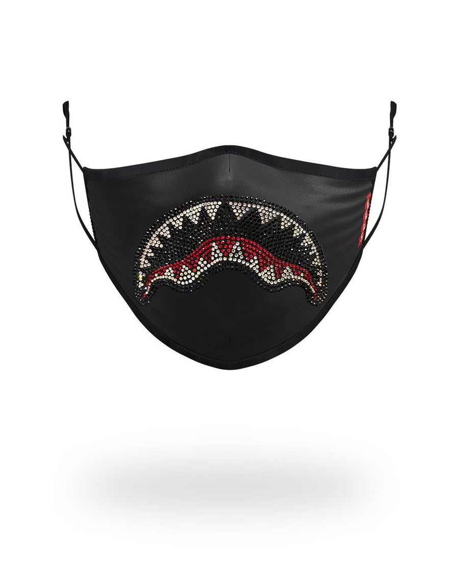 SPRAYGROUND® FASHION MASK ADULT TRINITY SHARK FORM FITTING FACE MASK