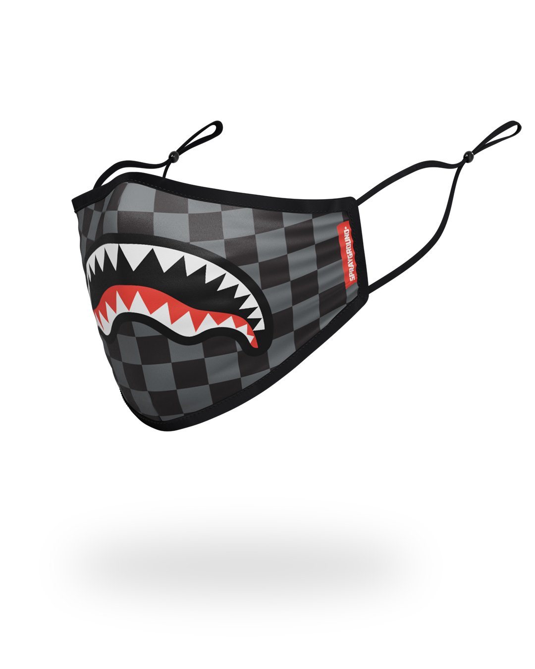 SPRAYGROUND® FASHION MASK SHARKS IN PARIS (GREY) FORM-FITTING MASK