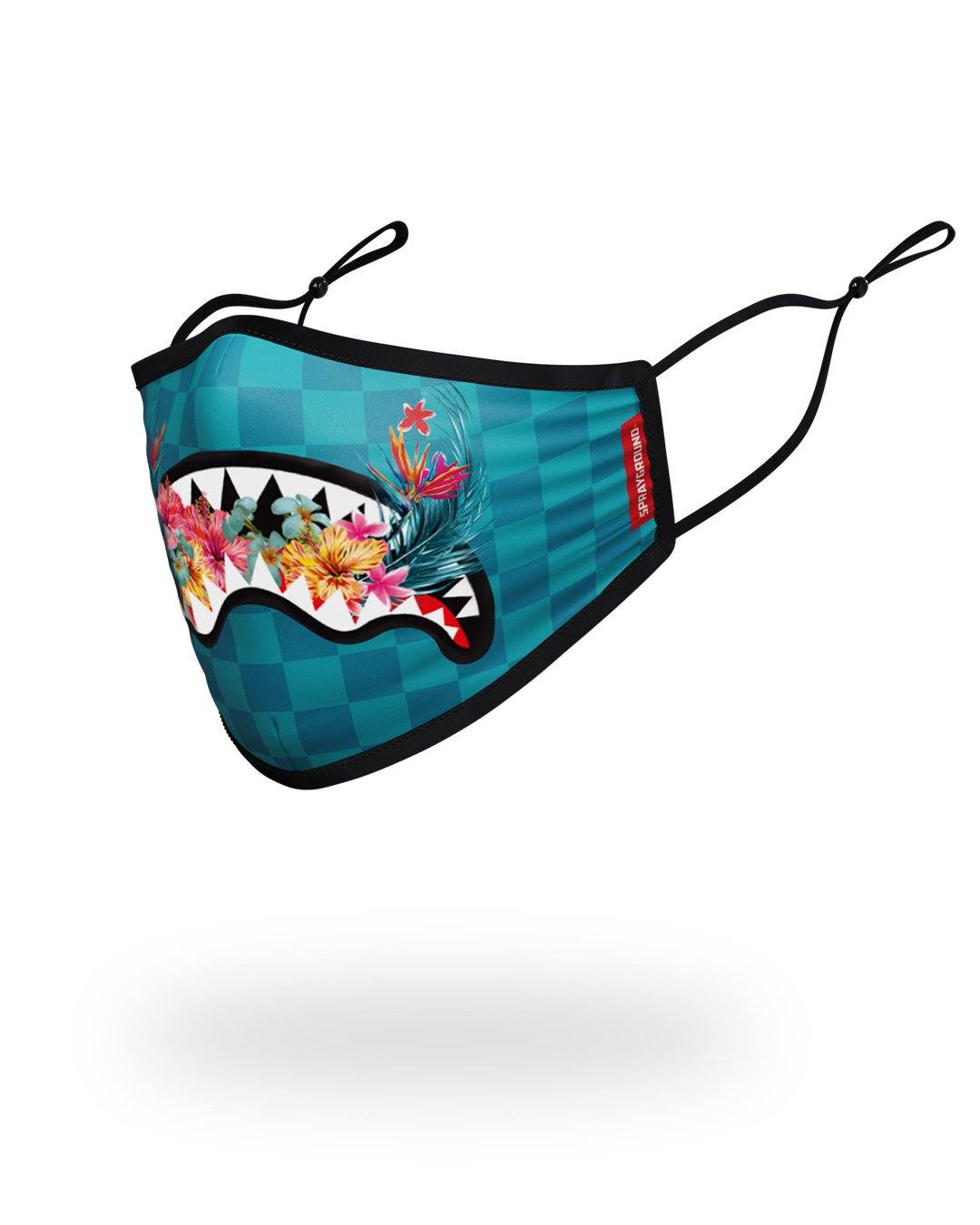 ADULT BLOSSOM SHARK FORM FITTING FACE MASK – SPRAYGROUND®