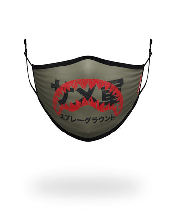 SPRAYGROUND® FASHION MASK ADULT TOKYO SHARK FORM FITTING FACE MASK