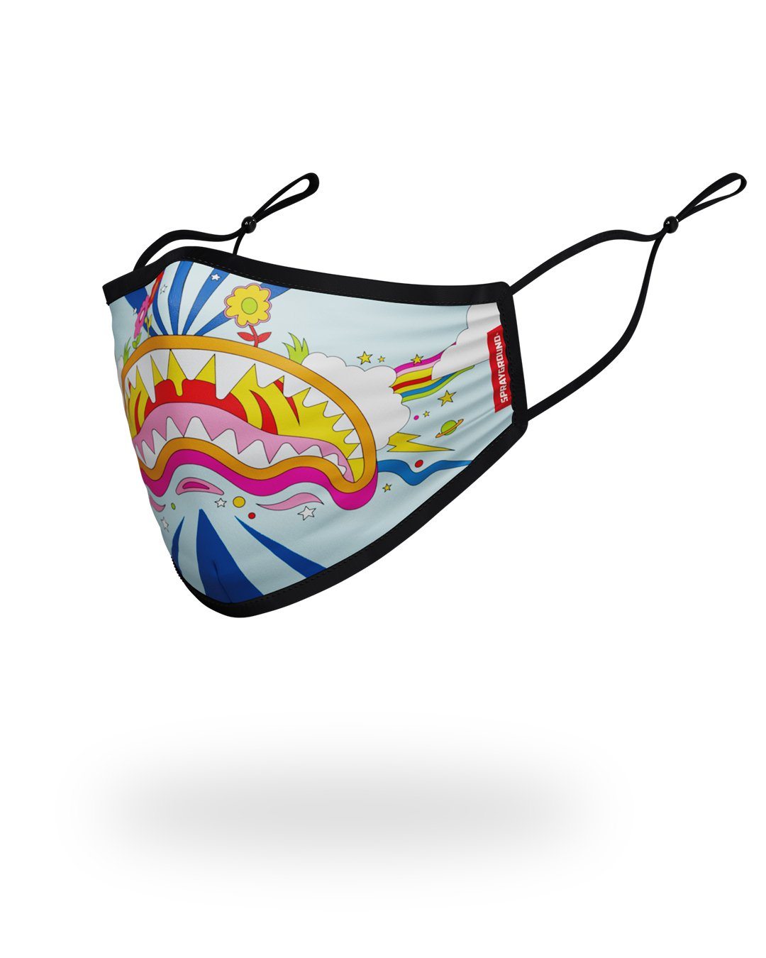 ADULT GROOVY SHARK FORM FITTING FACE MASK – SPRAYGROUND®