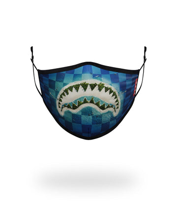 SPRAYGROUND® FASHION MASK KIDS FORM FITTING MASK: SHARK ISLAND