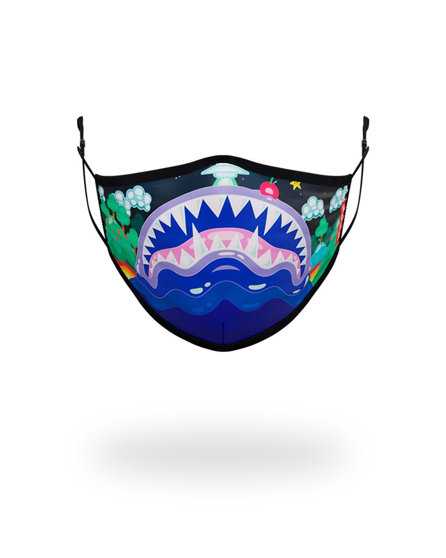 SPRAYGROUND® FASHION MASK KIDS FORM FITTING MASK:  ASTRO BUBBLE