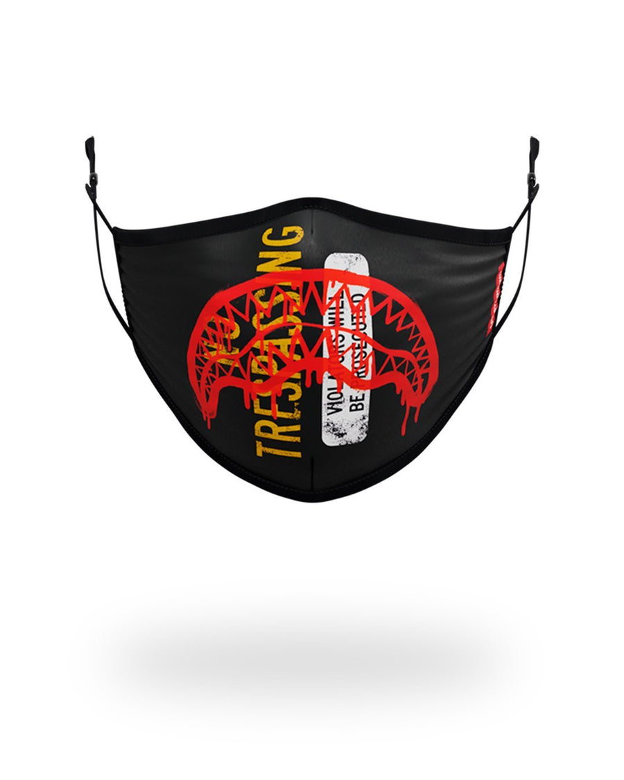 SPRAYGROUND® FASHION MASK ADULT NO TRESSPASSING FORM FITTING FACE MASK