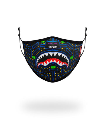 SPRAYGROUND® FASHION MASK KIDS FORM FITTING MASK: ARCADE SHARK