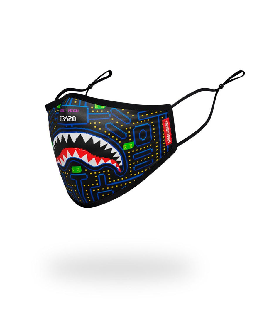 SPRAYGROUND® FASHION MASK KIDS FORM FITTING MASK: ARCADE SHARK