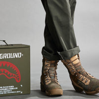 SPRAYGROUND® FOOTWEAR CAMO TERRAIN FUERZA COBRA PARATROOPER BOOTS - MADE IN COLOMBIA NUMBERED 1/280 PAIRS