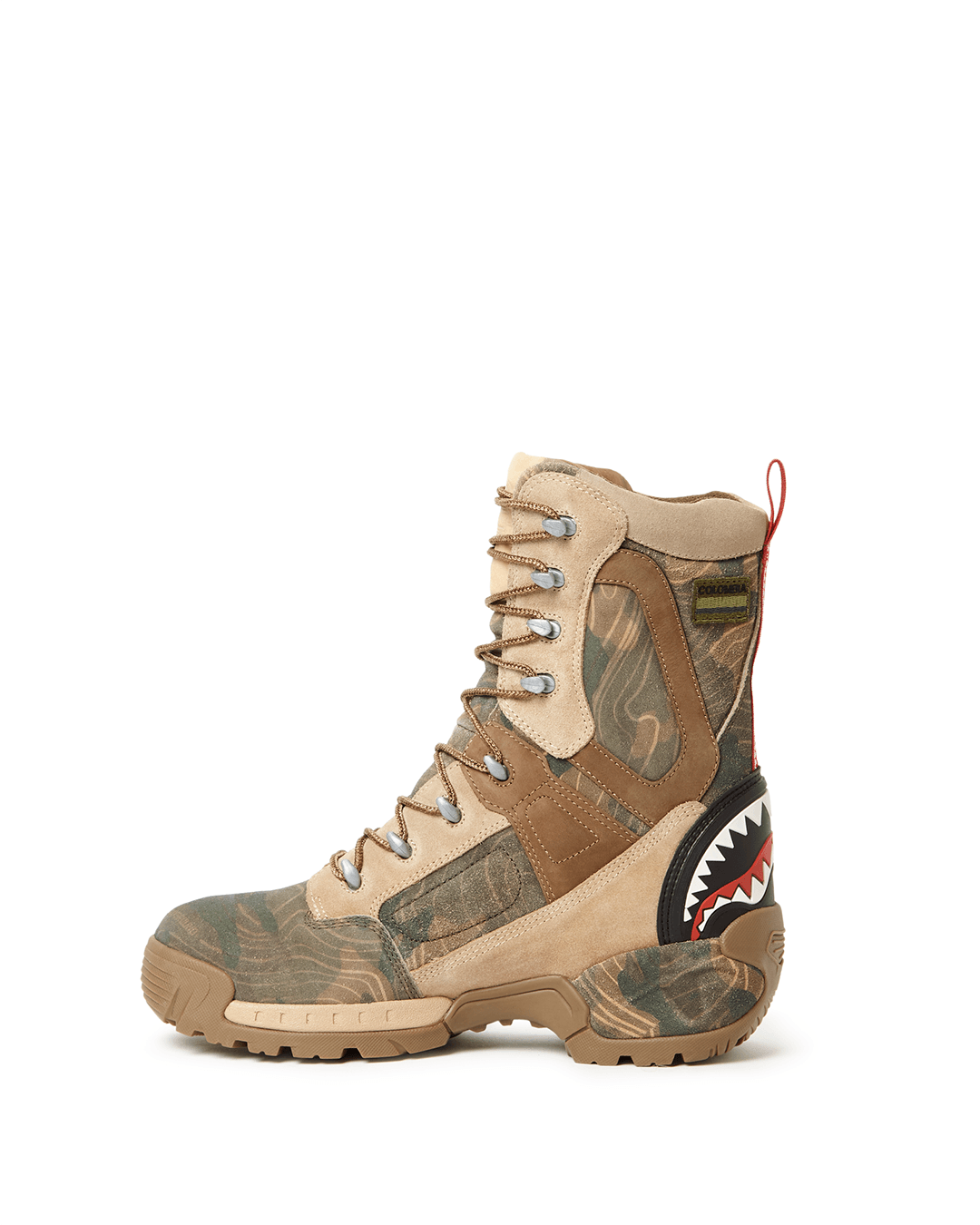 SPRAYGROUND® FOOTWEAR CAMO TERRAIN FUERZA COBRA PARATROOPER BOOTS - MADE IN COLOMBIA NUMBERED 1/280 PAIRS