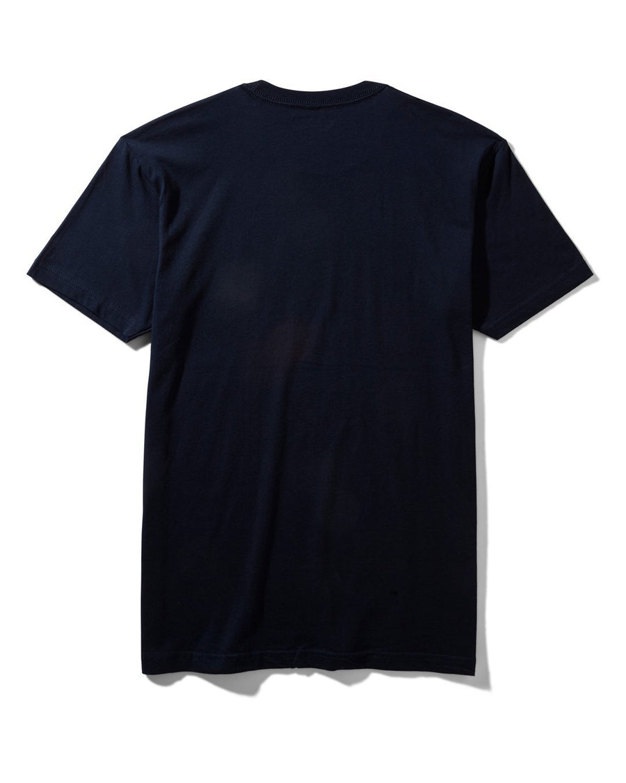 SPRAYGROUND® APPAREL VIBE CHECK T-SHIRT (NAVY)