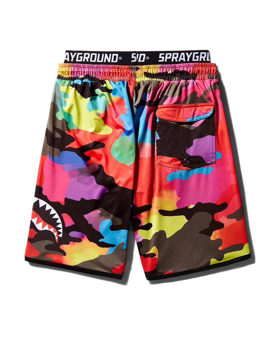 SPRAYGROUND® SWIM CAMOBURST CORTO SWIM TRUNKS