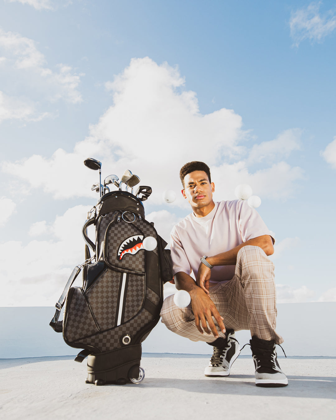 SPRAYGROUND® GOLF BAG HENNY AIIR TO THE THRONE PRO GOLF BAG