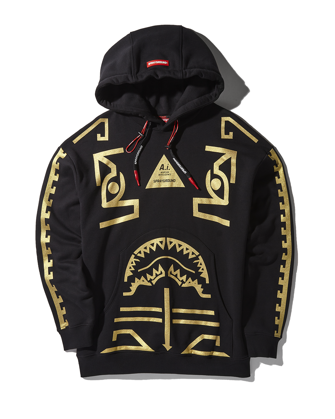 SPRAYGROUND® APPAREL A.I.8 AFRICAN INTELLIGENCE - PATH TO THE FUTURE II HOODY