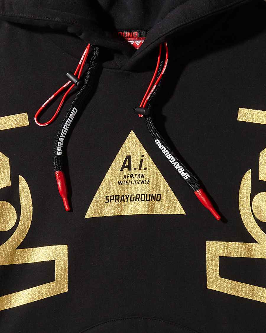 SPRAYGROUND® APPAREL A.I.8 AFRICAN INTELLIGENCE - PATH TO THE FUTURE II HOODY