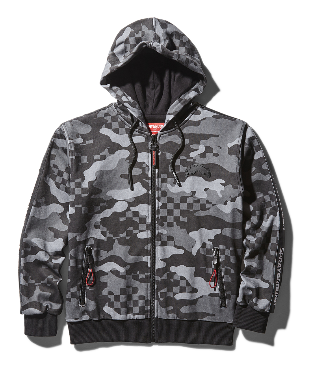 SPRAYGROUND® APPAREL YOUTH 3AM LOGO BAND ZIP JACKET