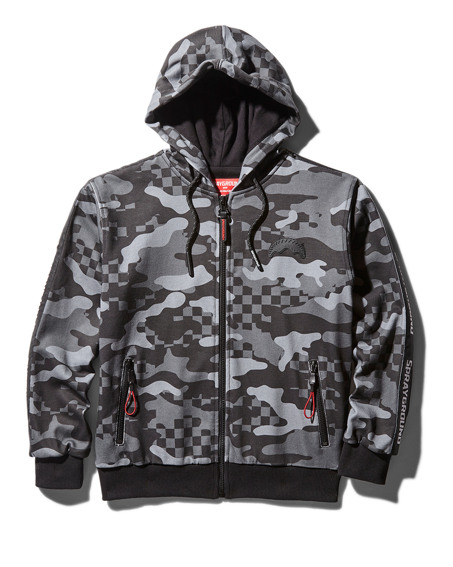 SPRAYGROUND® APPAREL YOUTH 3AM LOGO BAND ZIP JACKET
