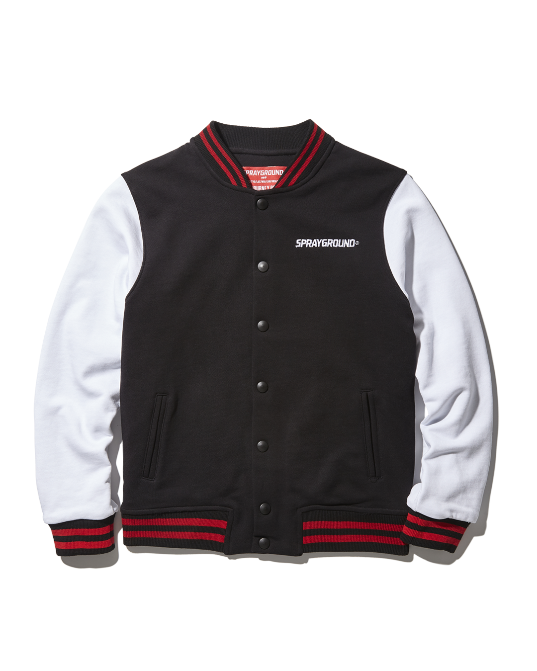 SPRAYGROUND® APPAREL YOUTH BLACK N WHITE VARSITY