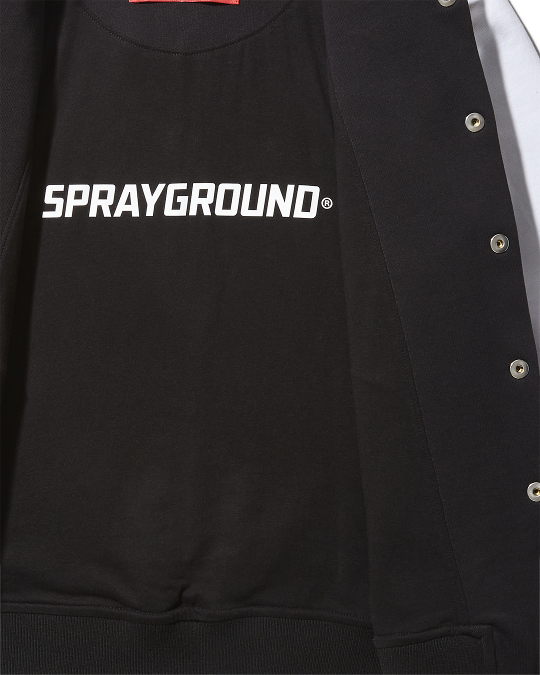SPRAYGROUND® APPAREL YOUTH BLACK N WHITE VARSITY