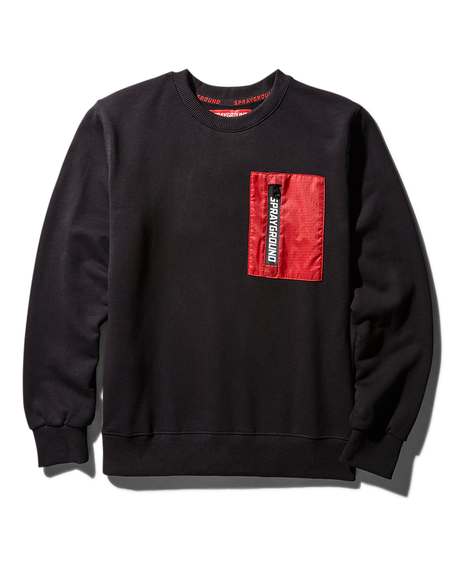 SPRAYGROUND® APPAREL YOUTH TIGER BLACK CREW