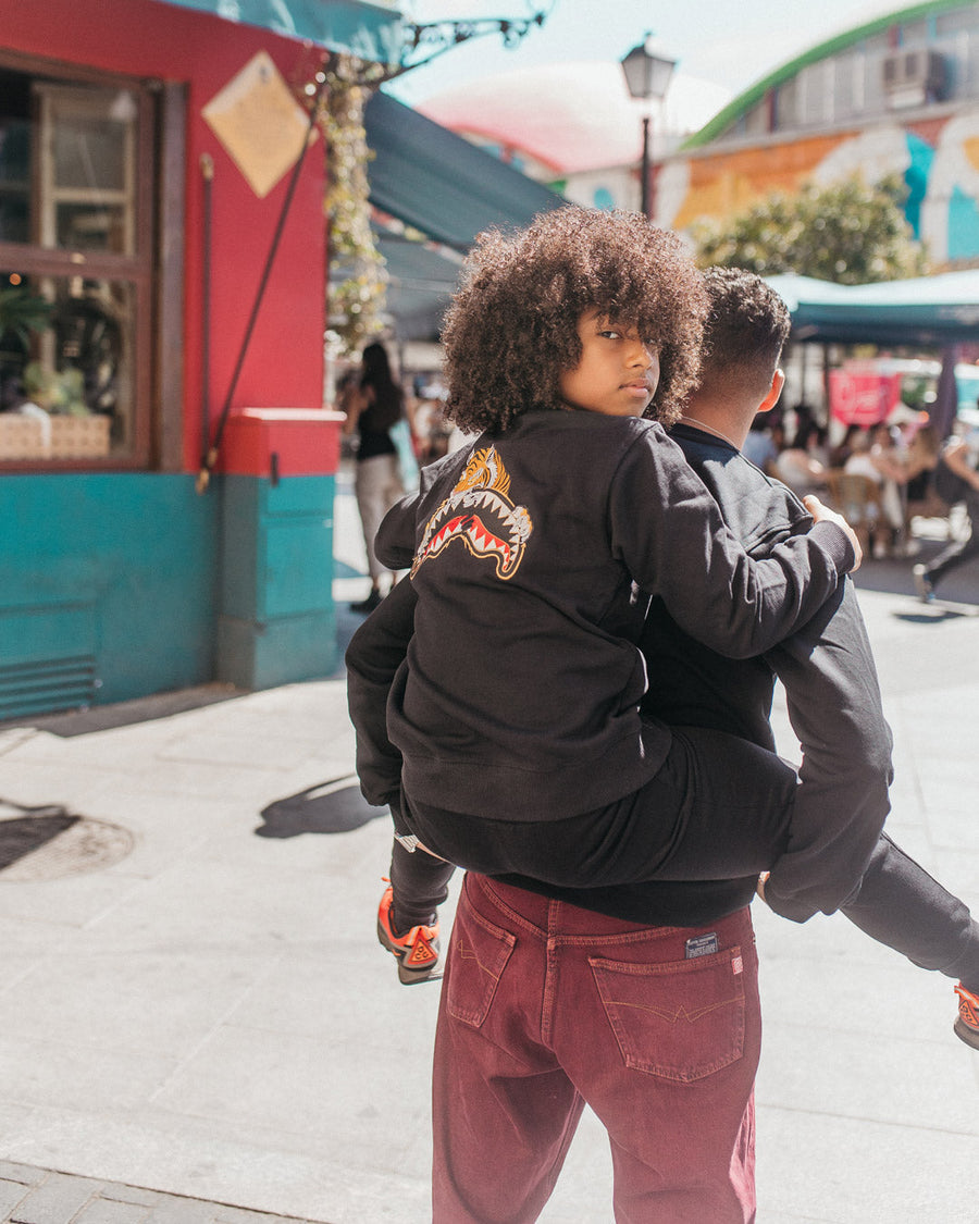 SPRAYGROUND® APPAREL YOUTH TIGER BLACK CREW