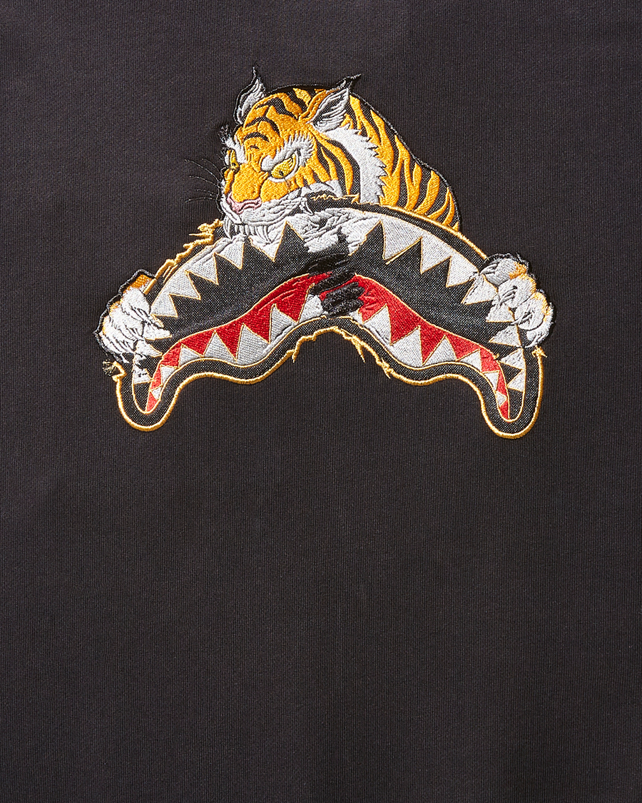 SPRAYGROUND® APPAREL YOUTH TIGER BLACK CREW