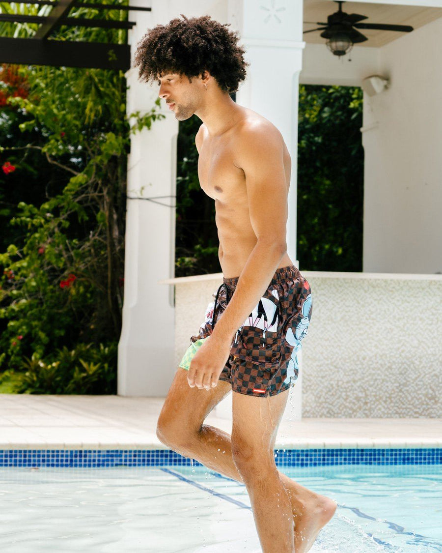 SPRAYGROUND® SWIM WTF SHARK SHOTO SWIM TRUNKS