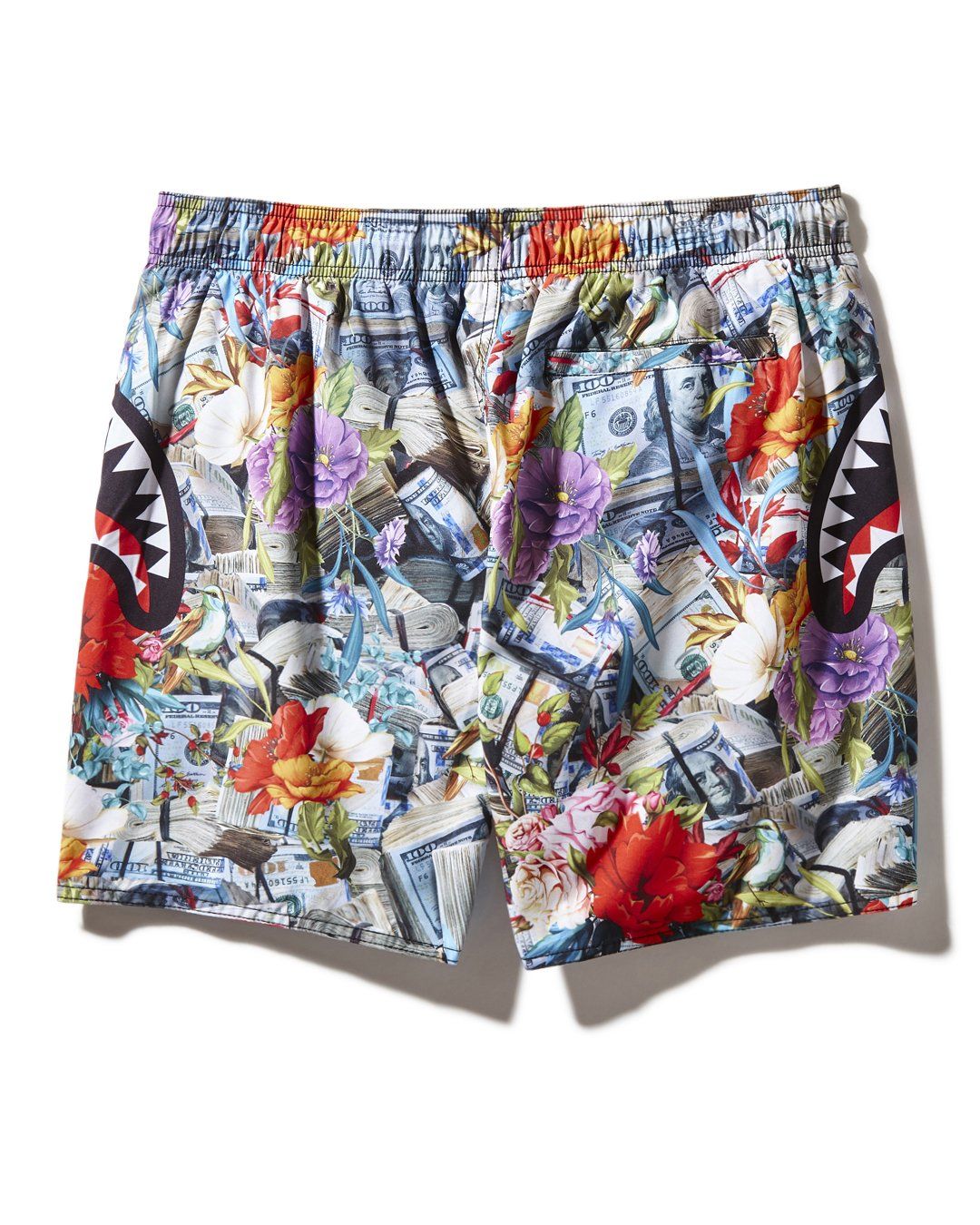 SPRAYGROUND® SWIM FLORAL MONEY SHOTO SWIM TRUNKS