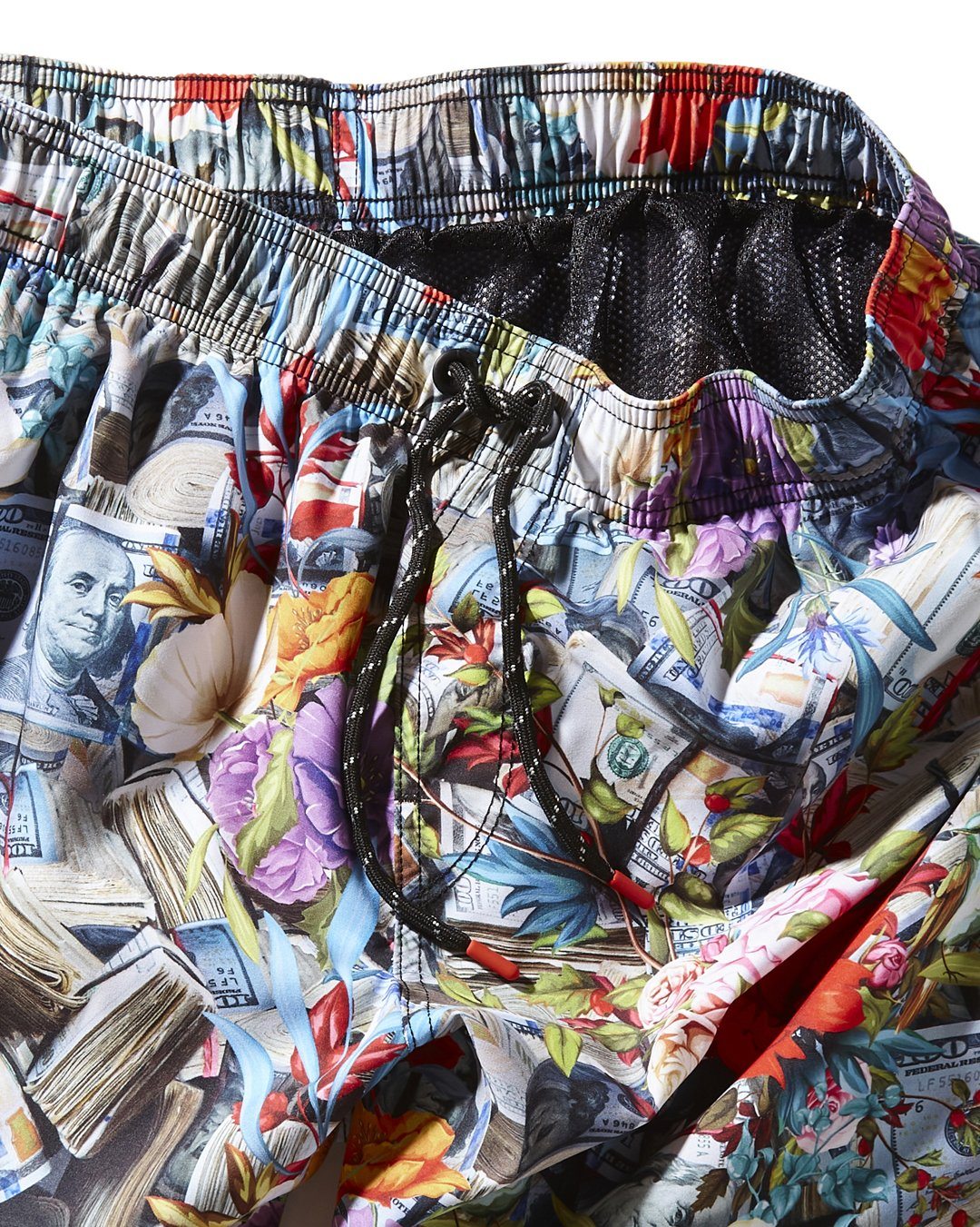 SPRAYGROUND® SWIM FLORAL MONEY SHOTO SWIM TRUNKS