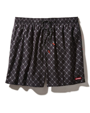 SPRAYGROUND® SWIM MIDNIGHT MONEYGRAM SHOTO SWIM TRUNKS