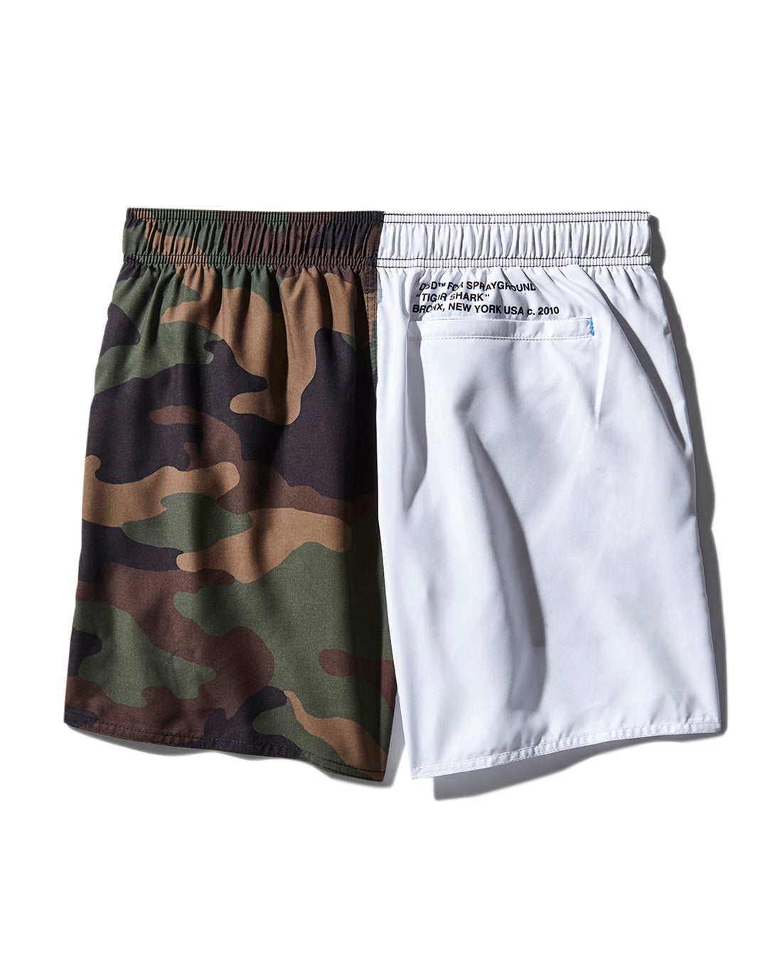 SPRAYGROUND® SWIM SPLIT BITE CAMO SHOTO SWIM TRUNKS