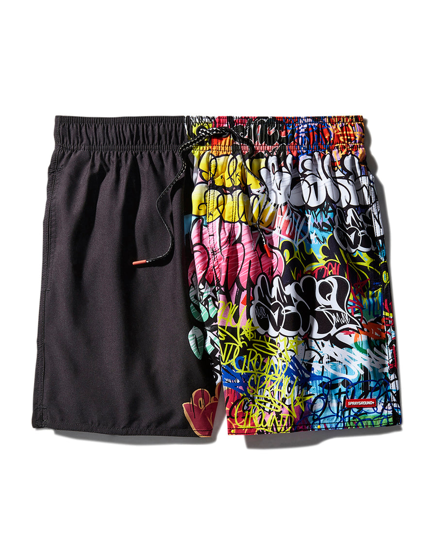 SPRAYGROUND® SWIM HALF GRAFF SHOTO SWIM TRUNKS