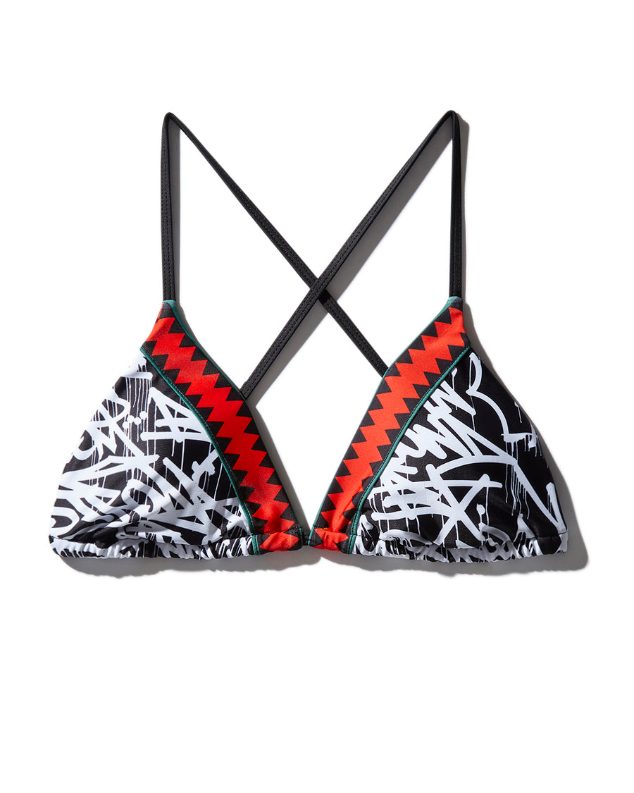 SPRAYGROUND® SWIM SCRIBBLE BIKINI TOP