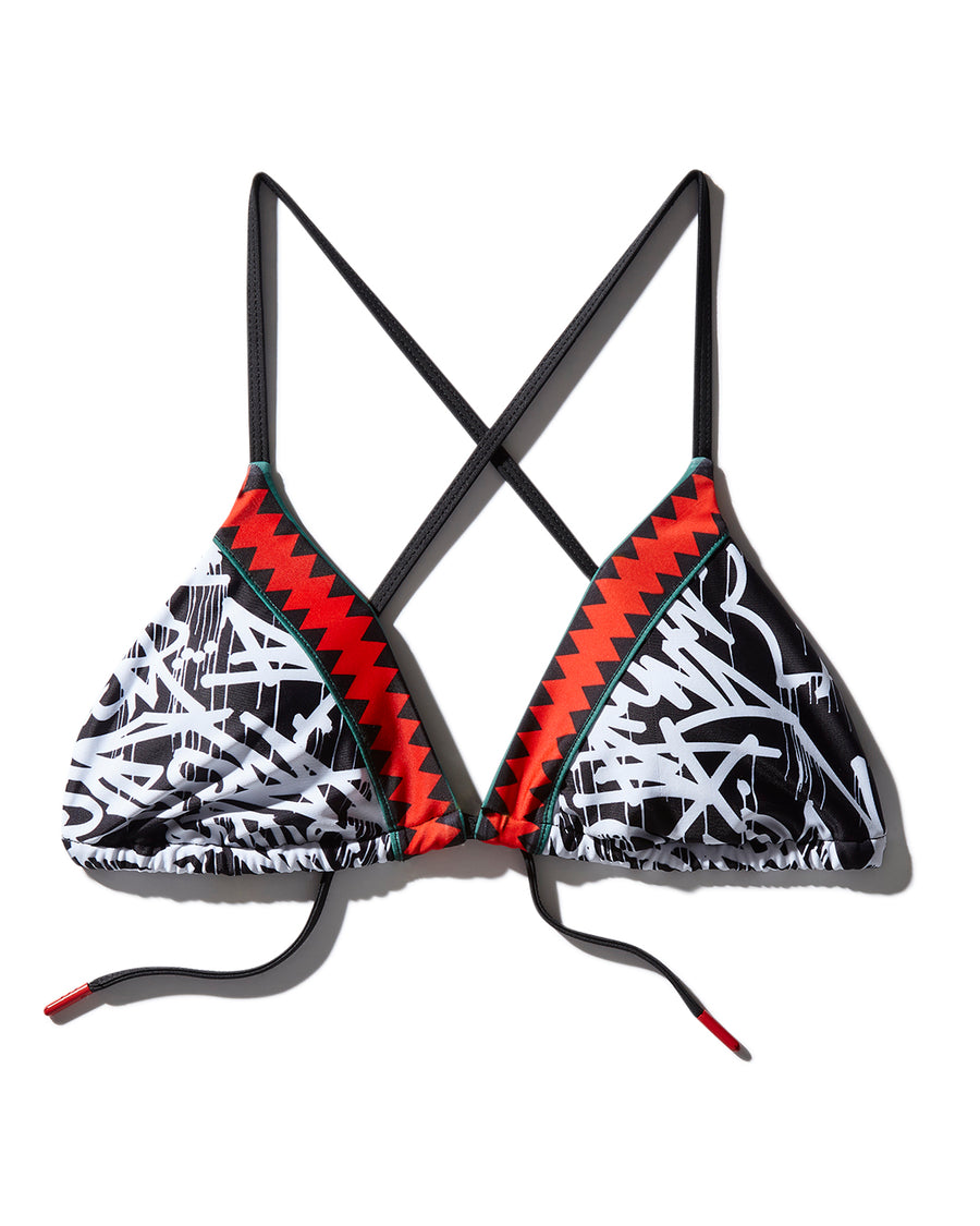 SPRAYGROUND® SWIM SCRIBBLE BIKINI TOP