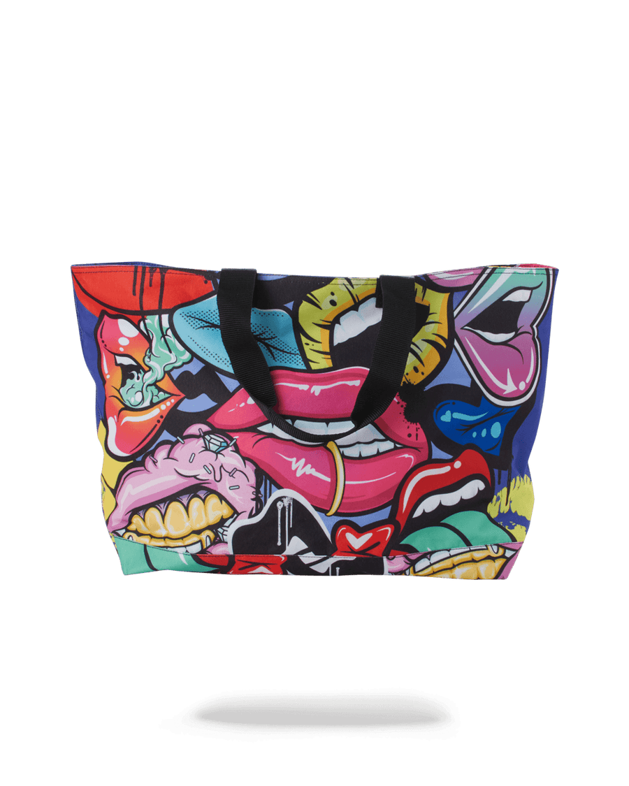 SPRAYGROUND® TOTE LIP SERVICE BEACH TOTE