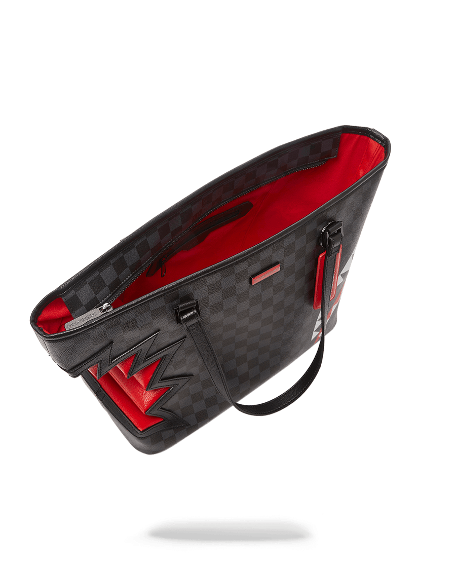 SHARK BITE SHARKS IN PARIS GRAY DUFFLE – SPRAYGROUND®