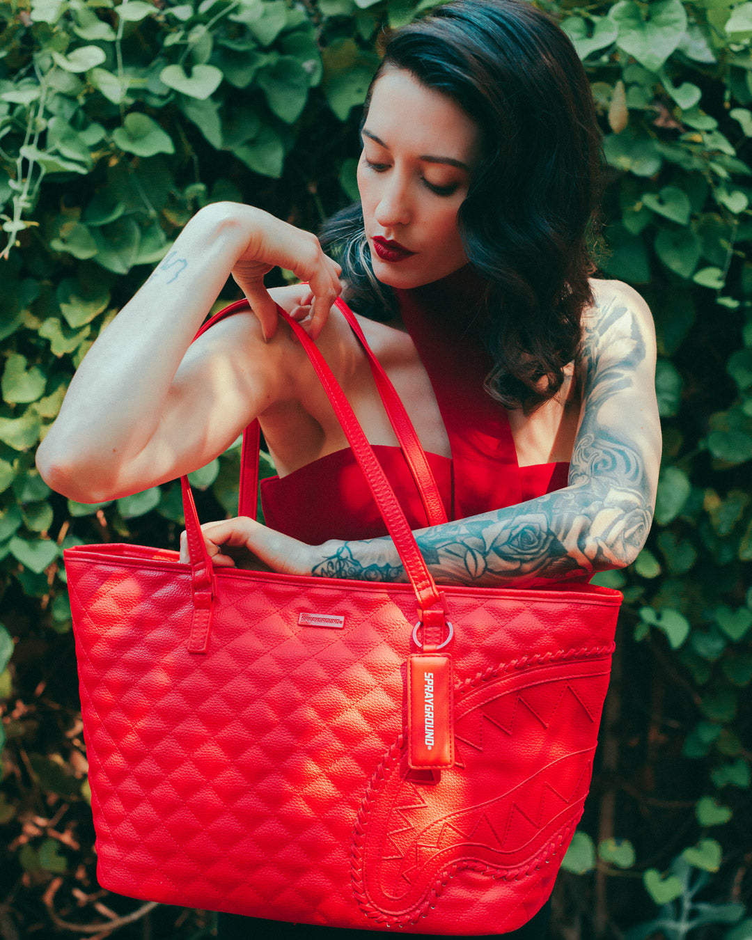 SPRAYGROUND® TOTE RED RIVIERA TOTE