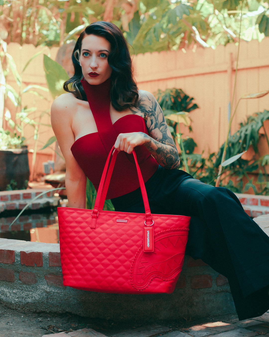 SPRAYGROUND® TOTE RED RIVIERA TOTE