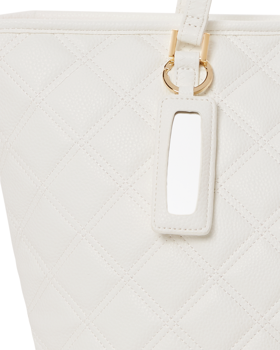 SPRAYGROUND® TOTE RIVIERA LE BLANC GOLD CHAIN SHARK TOTE