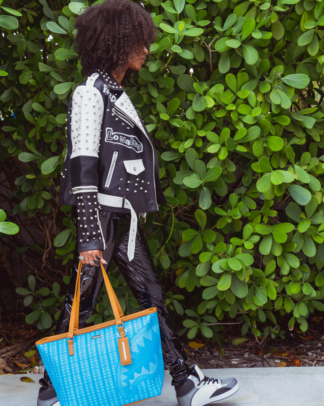 SPRAYGROUND® TOTE ILLUCHAINS TURQ TOTE