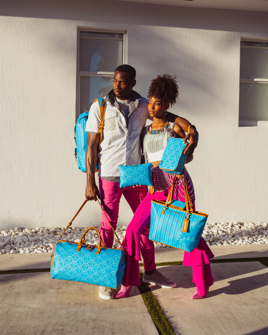 SPRAYGROUND® TOTE ILLUCHAINS TURQ TOTE