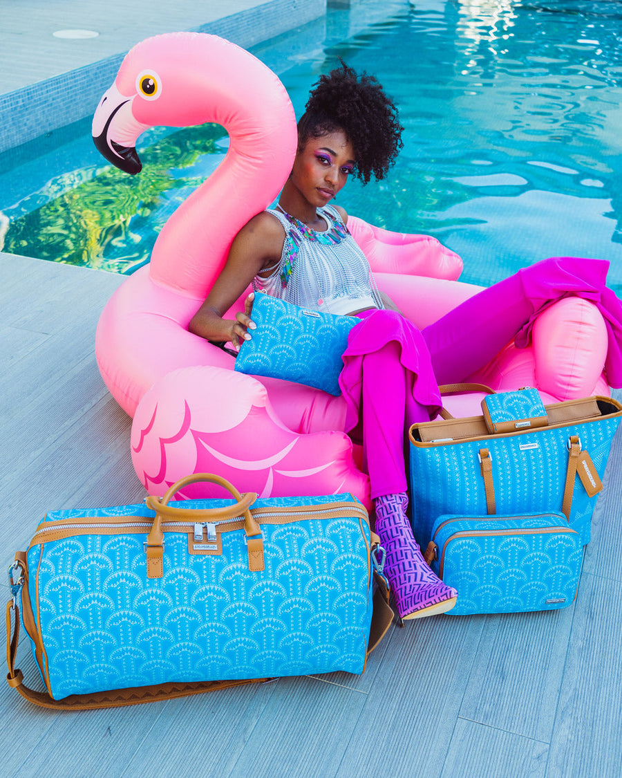 SPRAYGROUND® TOTE ILLUCHAINS TURQ TOTE