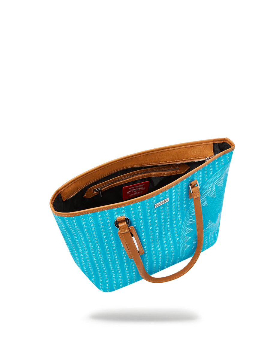 SPRAYGROUND® TOTE ILLUCHAINS TURQ TOTE