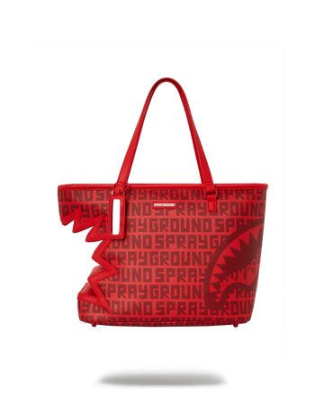 SPRAYGROUND® TOTE SHARK BITE INFARED TOTE